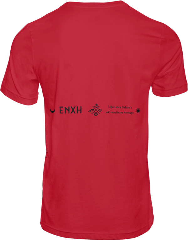 ENXH T-Shirt 100% Cotton Red - immagine 3